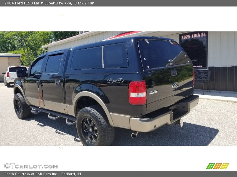 Black / Tan 2004 Ford F150 Lariat SuperCrew 4x4