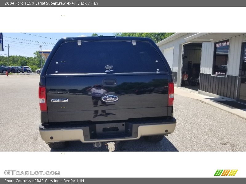 Black / Tan 2004 Ford F150 Lariat SuperCrew 4x4