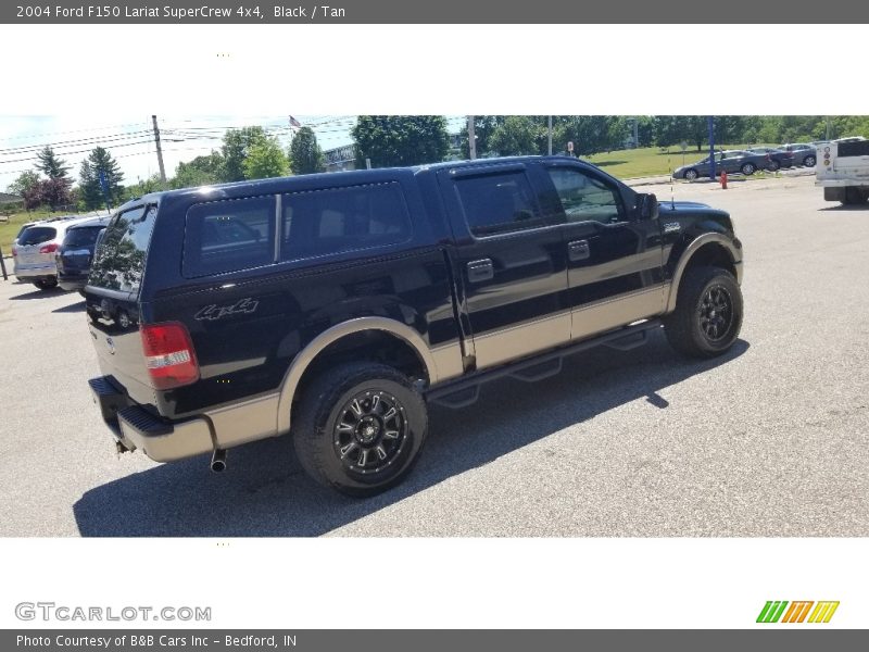 Black / Tan 2004 Ford F150 Lariat SuperCrew 4x4