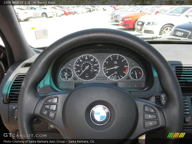 Jet Black / Black 2006 BMW X5 3.0i
