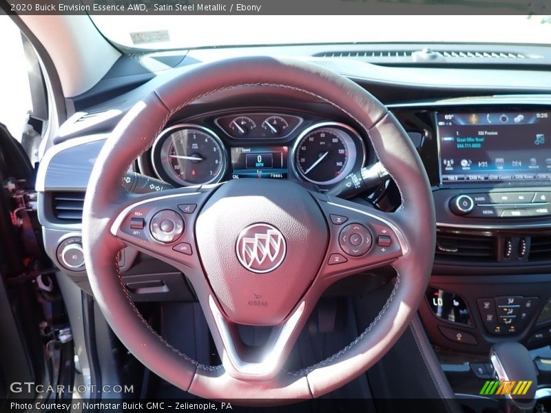 Satin Steel Metallic / Ebony 2020 Buick Envision Essence AWD