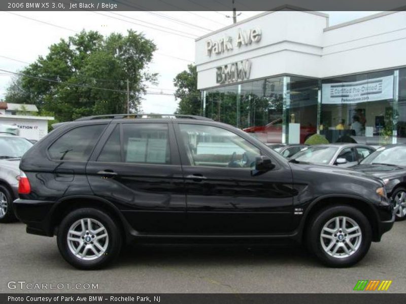 Jet Black / Beige 2006 BMW X5 3.0i