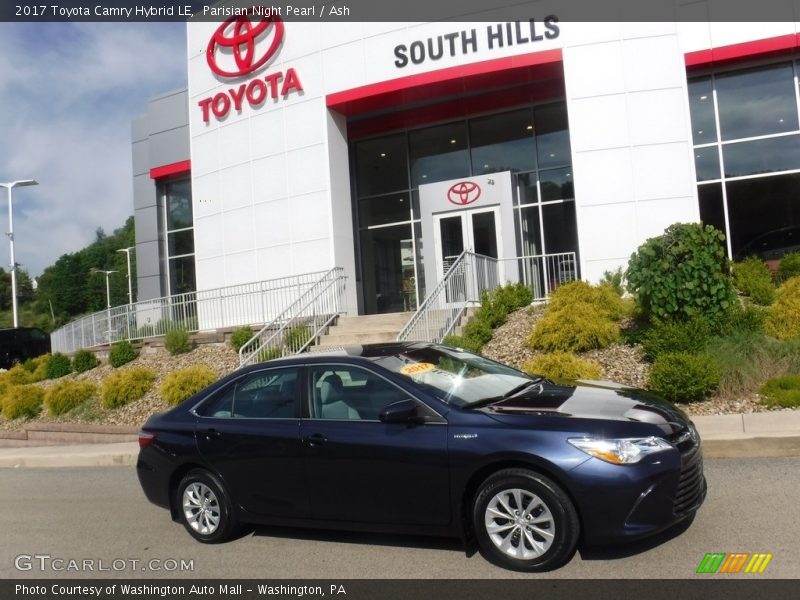Parisian Night Pearl / Ash 2017 Toyota Camry Hybrid LE