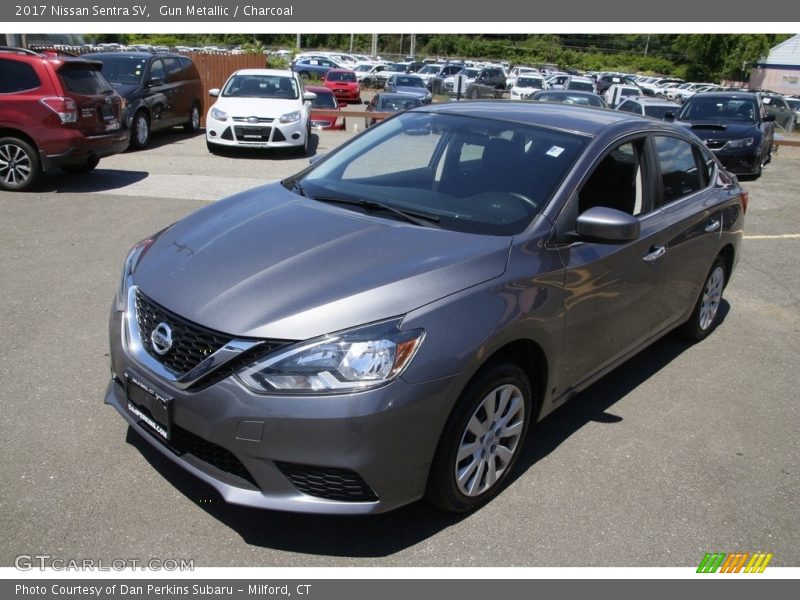 Gun Metallic / Charcoal 2017 Nissan Sentra SV