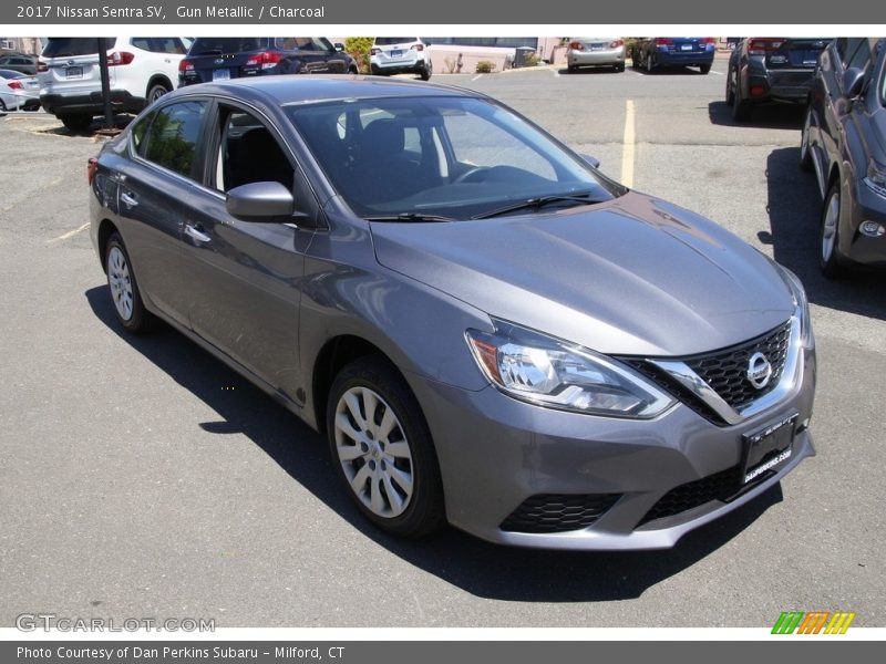 Gun Metallic / Charcoal 2017 Nissan Sentra SV