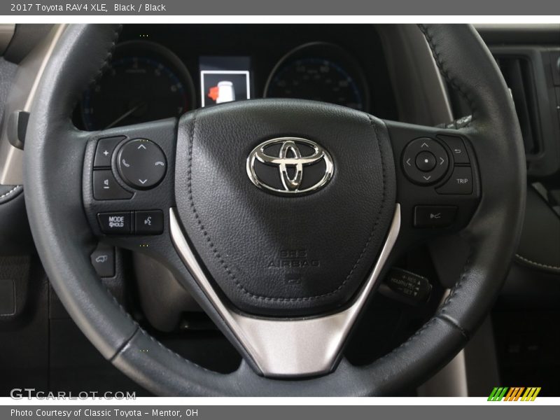 Black / Black 2017 Toyota RAV4 XLE