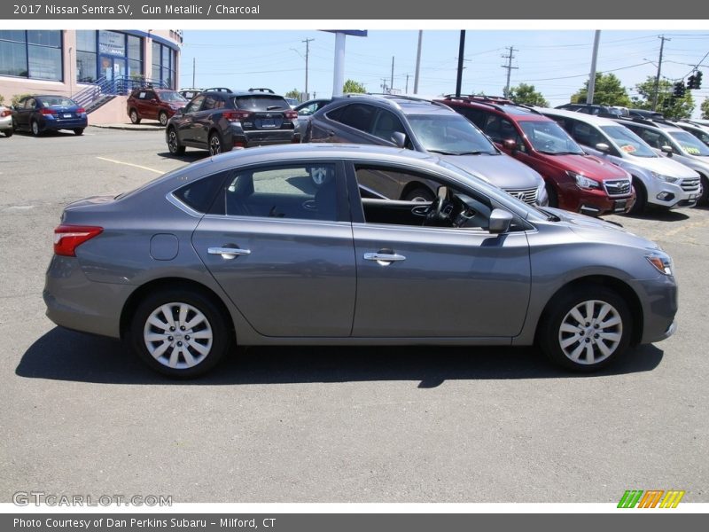 Gun Metallic / Charcoal 2017 Nissan Sentra SV