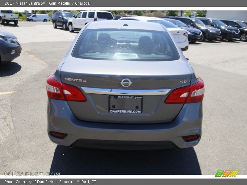 Gun Metallic / Charcoal 2017 Nissan Sentra SV