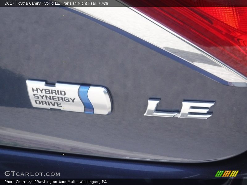 Parisian Night Pearl / Ash 2017 Toyota Camry Hybrid LE