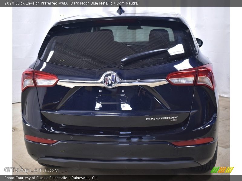 Dark Moon Blue Metallic / Light Neutral 2020 Buick Envision Preferred AWD