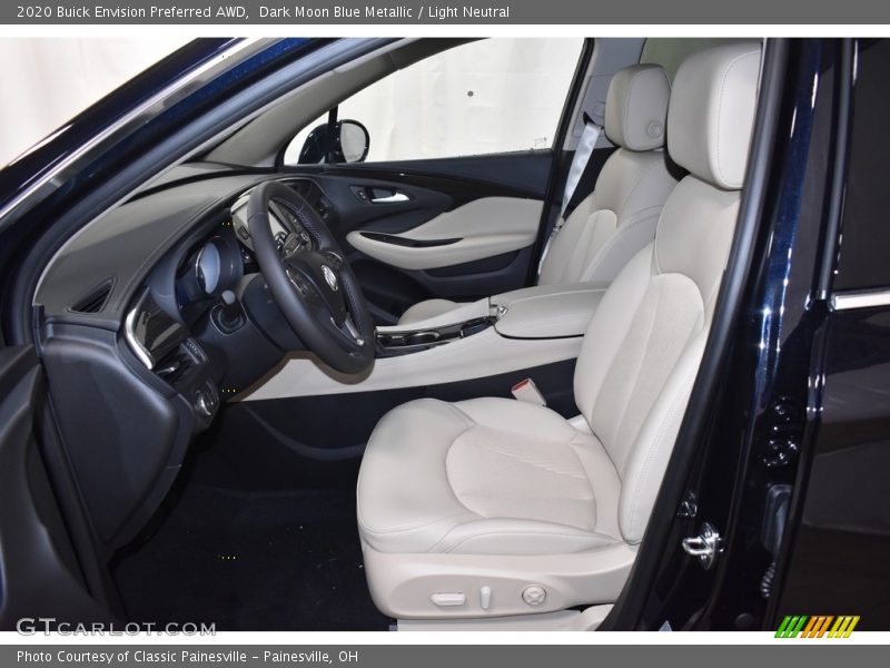 Dark Moon Blue Metallic / Light Neutral 2020 Buick Envision Preferred AWD