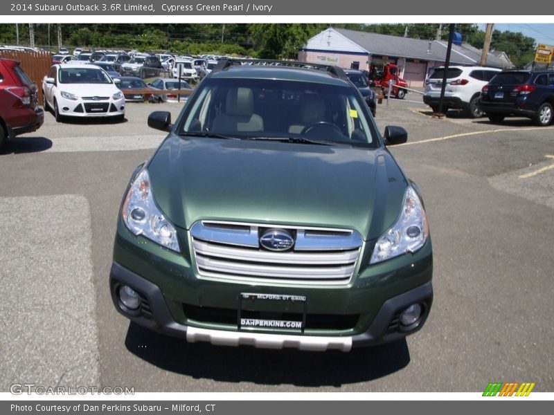 Cypress Green Pearl / Ivory 2014 Subaru Outback 3.6R Limited