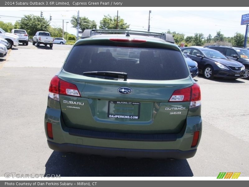 Cypress Green Pearl / Ivory 2014 Subaru Outback 3.6R Limited