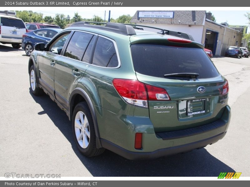 Cypress Green Pearl / Ivory 2014 Subaru Outback 3.6R Limited