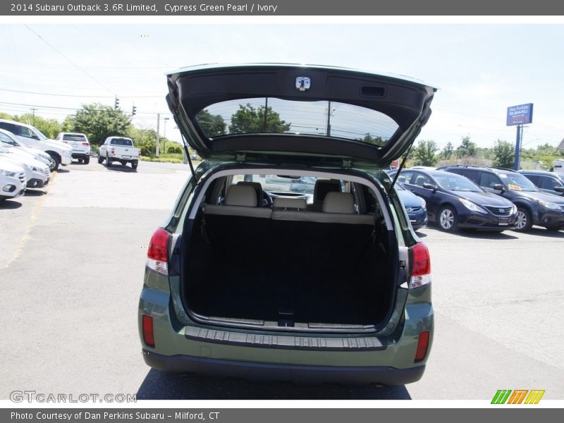 Cypress Green Pearl / Ivory 2014 Subaru Outback 3.6R Limited