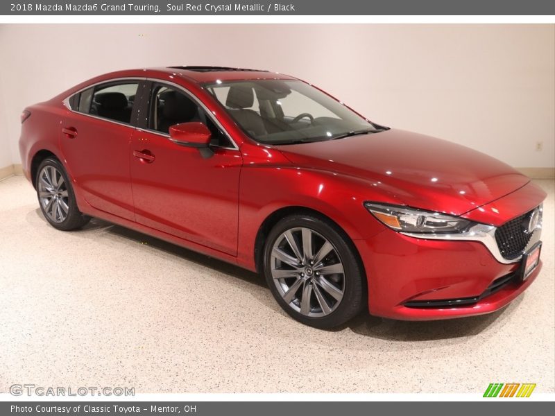 Soul Red Crystal Metallic / Black 2018 Mazda Mazda6 Grand Touring
