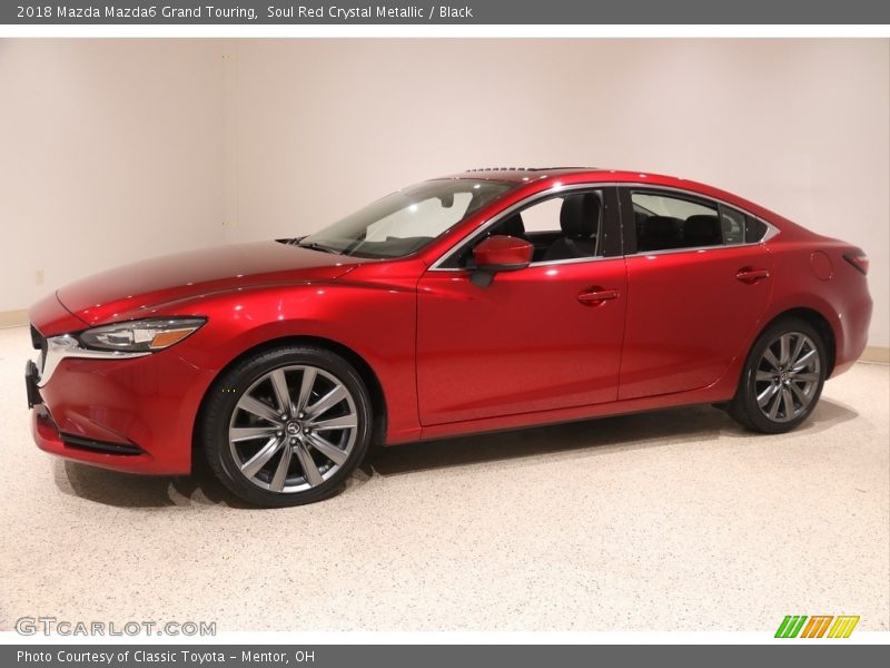 Soul Red Crystal Metallic / Black 2018 Mazda Mazda6 Grand Touring