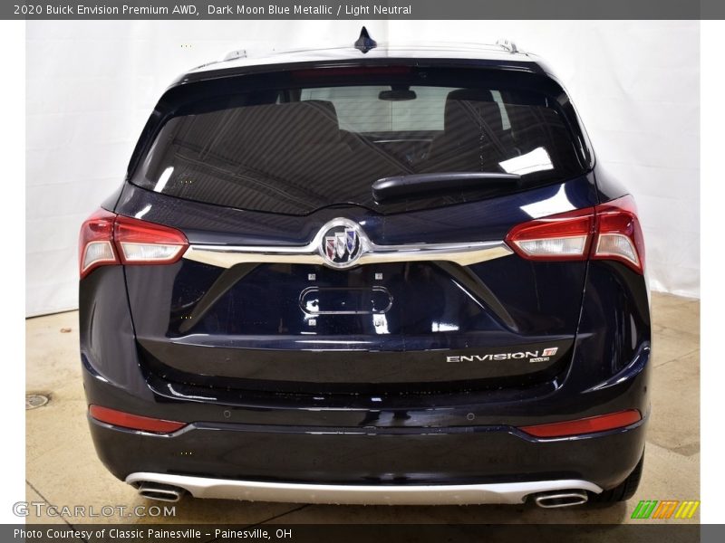 Dark Moon Blue Metallic / Light Neutral 2020 Buick Envision Premium AWD