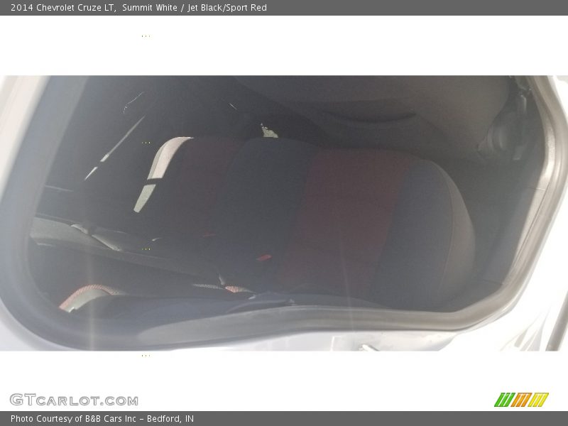 Summit White / Jet Black/Sport Red 2014 Chevrolet Cruze LT