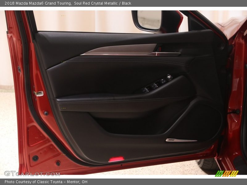 Soul Red Crystal Metallic / Black 2018 Mazda Mazda6 Grand Touring