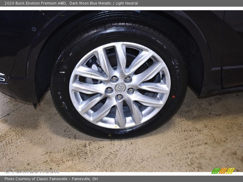 Dark Moon Blue Metallic / Light Neutral 2020 Buick Envision Premium AWD