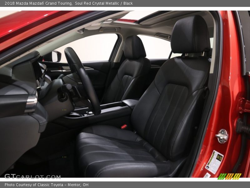 Soul Red Crystal Metallic / Black 2018 Mazda Mazda6 Grand Touring