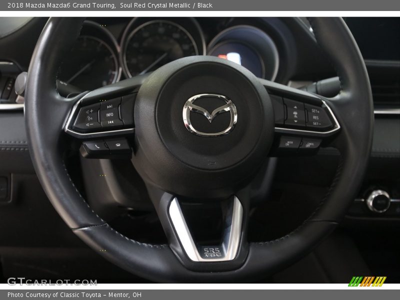 Soul Red Crystal Metallic / Black 2018 Mazda Mazda6 Grand Touring