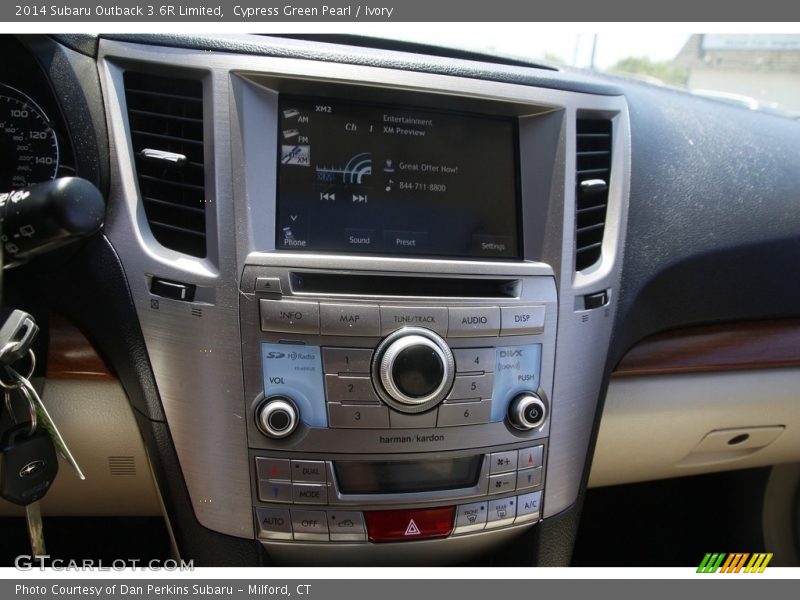 Cypress Green Pearl / Ivory 2014 Subaru Outback 3.6R Limited