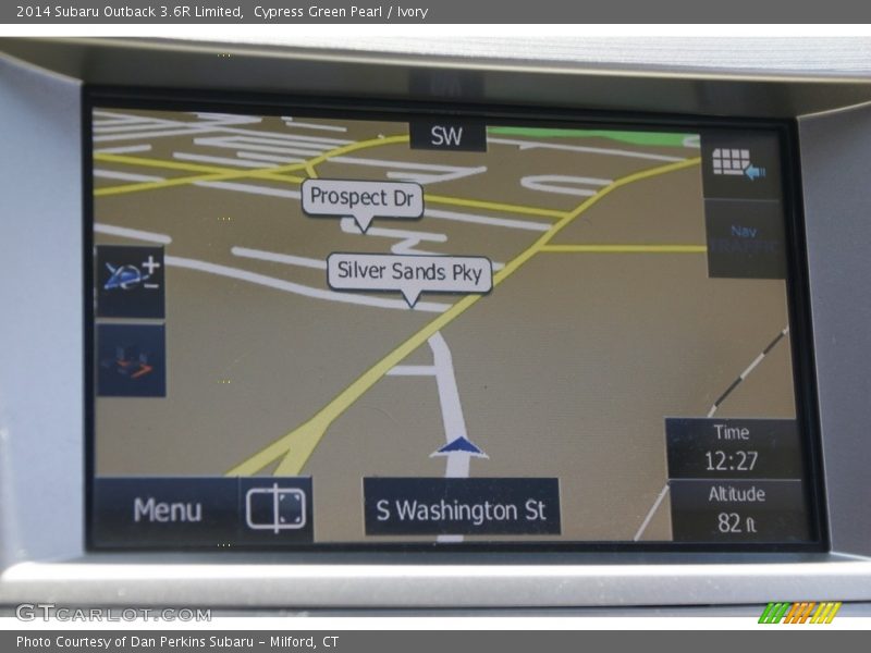 Navigation of 2014 Outback 3.6R Limited