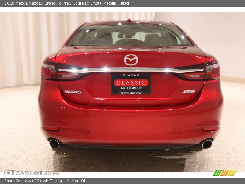 Soul Red Crystal Metallic / Black 2018 Mazda Mazda6 Grand Touring