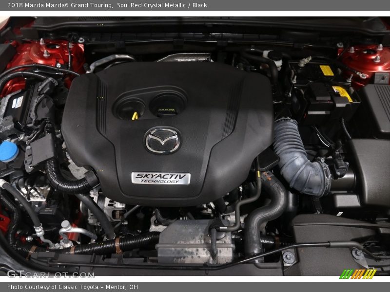 Soul Red Crystal Metallic / Black 2018 Mazda Mazda6 Grand Touring