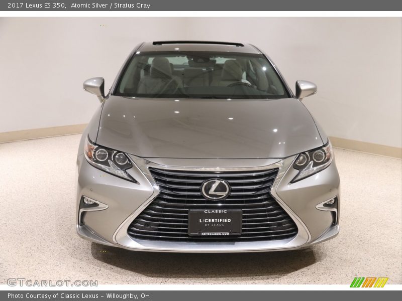 Atomic Silver / Stratus Gray 2017 Lexus ES 350