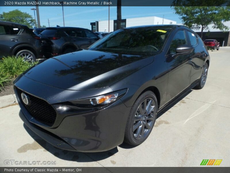 Machine Gray Metallic / Black 2020 Mazda MAZDA3 Hatchback