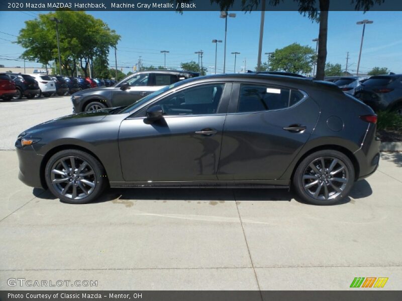 Machine Gray Metallic / Black 2020 Mazda MAZDA3 Hatchback