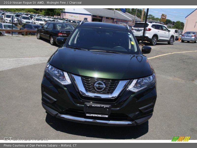 Midnight Pine / Charcoal 2019 Nissan Rogue SV AWD