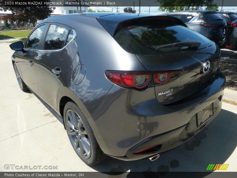 Machine Gray Metallic / Black 2020 Mazda MAZDA3 Hatchback