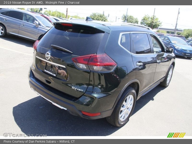 Midnight Pine / Charcoal 2019 Nissan Rogue SV AWD