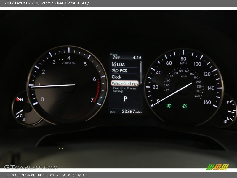 Atomic Silver / Stratus Gray 2017 Lexus ES 350