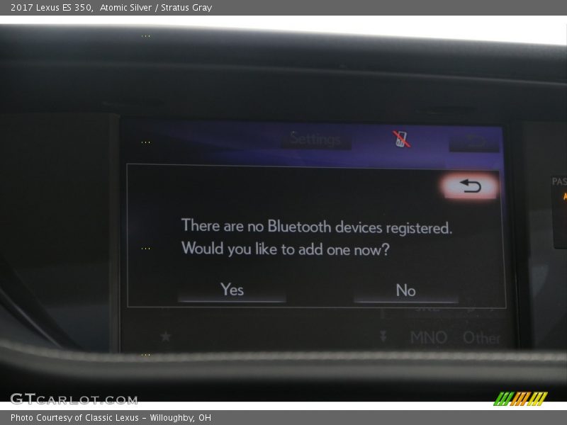 Atomic Silver / Stratus Gray 2017 Lexus ES 350