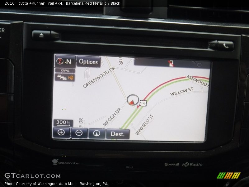 Barcelona Red Metallic / Black 2016 Toyota 4Runner Trail 4x4