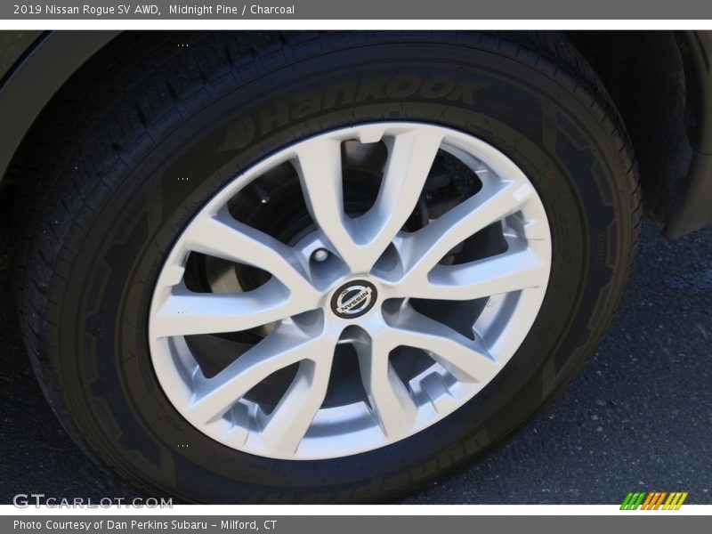 Midnight Pine / Charcoal 2019 Nissan Rogue SV AWD