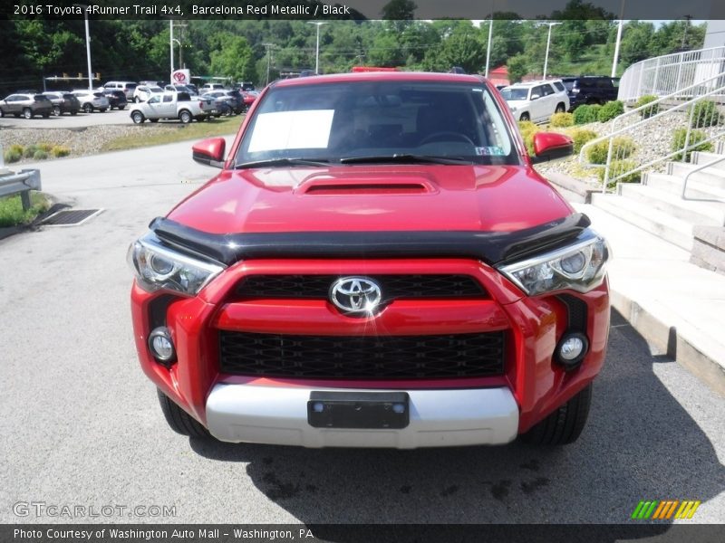Barcelona Red Metallic / Black 2016 Toyota 4Runner Trail 4x4