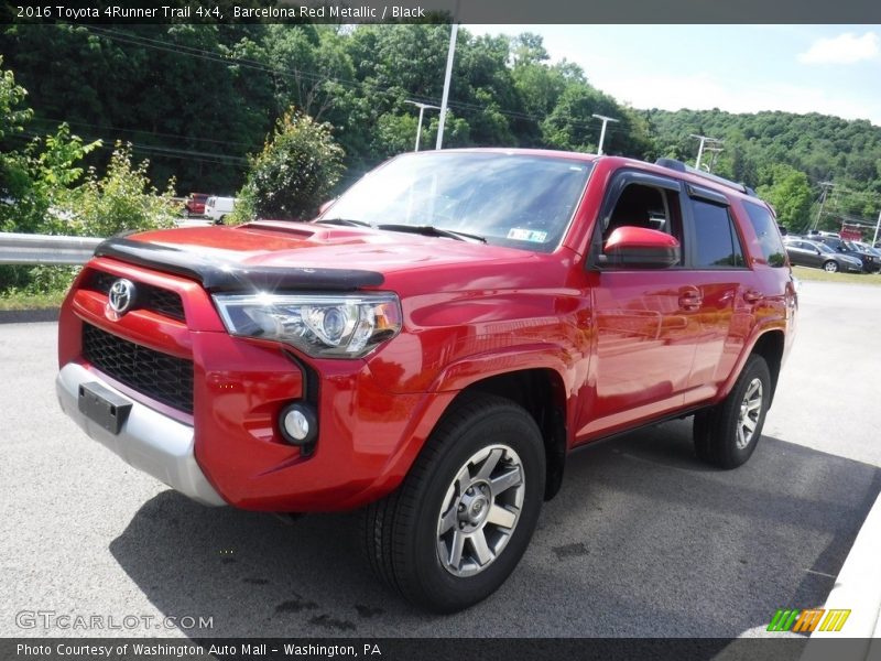 Barcelona Red Metallic / Black 2016 Toyota 4Runner Trail 4x4