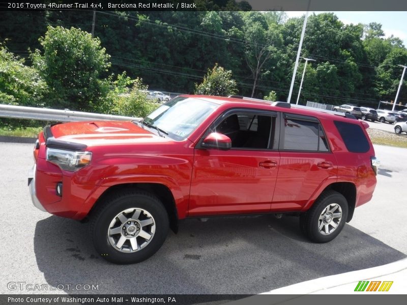 Barcelona Red Metallic / Black 2016 Toyota 4Runner Trail 4x4