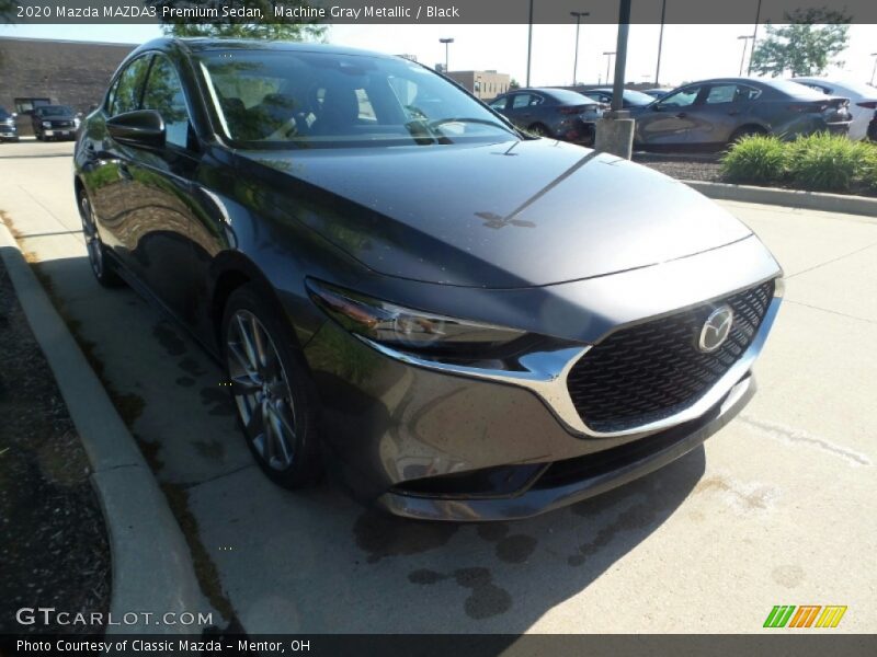 Machine Gray Metallic / Black 2020 Mazda MAZDA3 Premium Sedan