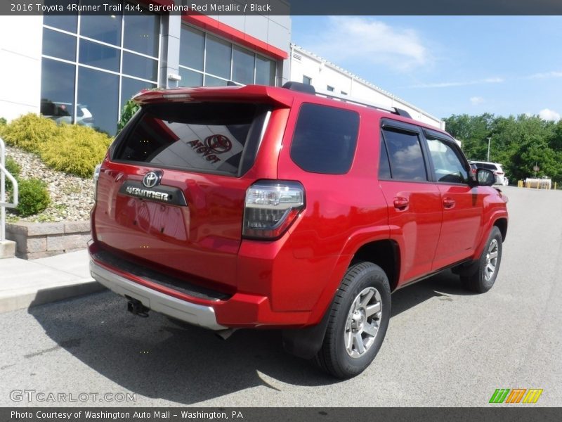 Barcelona Red Metallic / Black 2016 Toyota 4Runner Trail 4x4