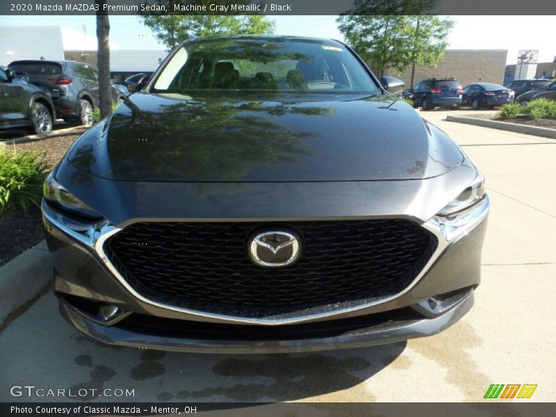 Machine Gray Metallic / Black 2020 Mazda MAZDA3 Premium Sedan