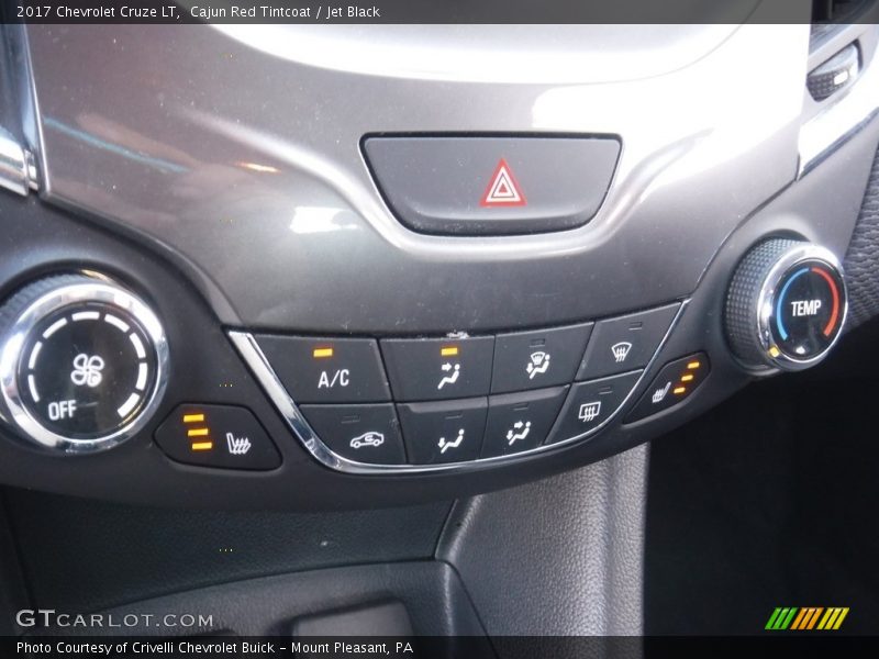 Cajun Red Tintcoat / Jet Black 2017 Chevrolet Cruze LT