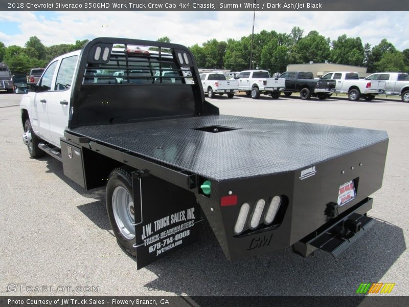 Summit White / Dark Ash/Jet Black 2018 Chevrolet Silverado 3500HD Work Truck Crew Cab 4x4 Chassis