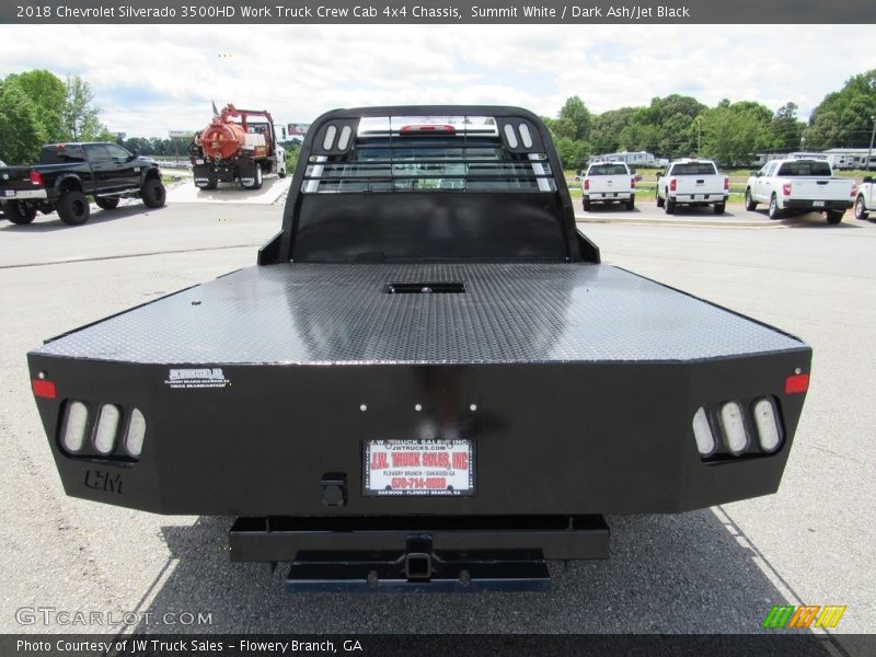 Summit White / Dark Ash/Jet Black 2018 Chevrolet Silverado 3500HD Work Truck Crew Cab 4x4 Chassis